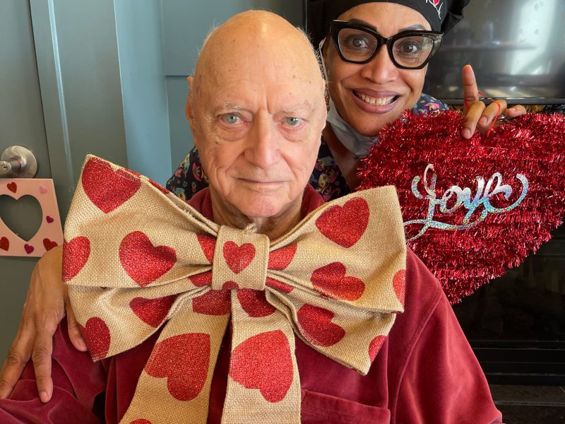 Residents celebrate sweethearts day