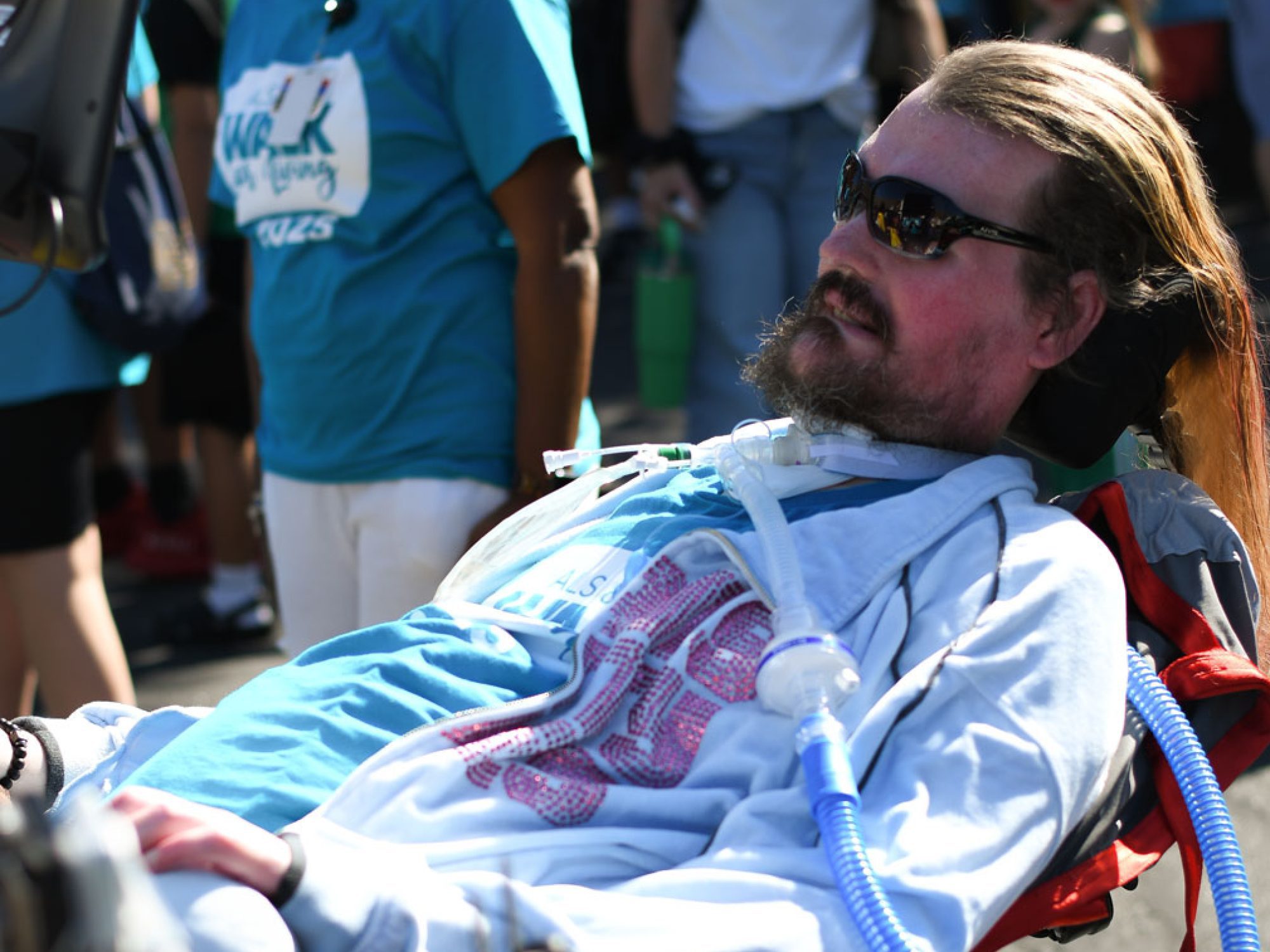 Patrick at the ALS MS Walk for Living
