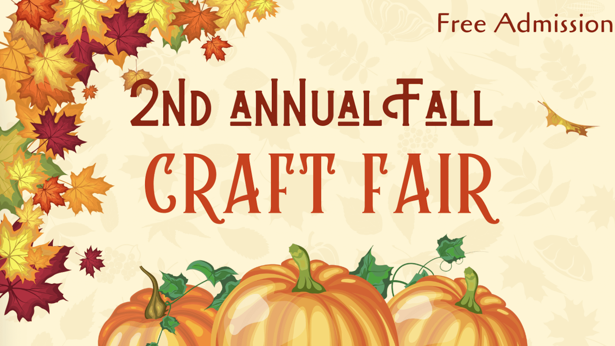 2nd annual craft fair graphic