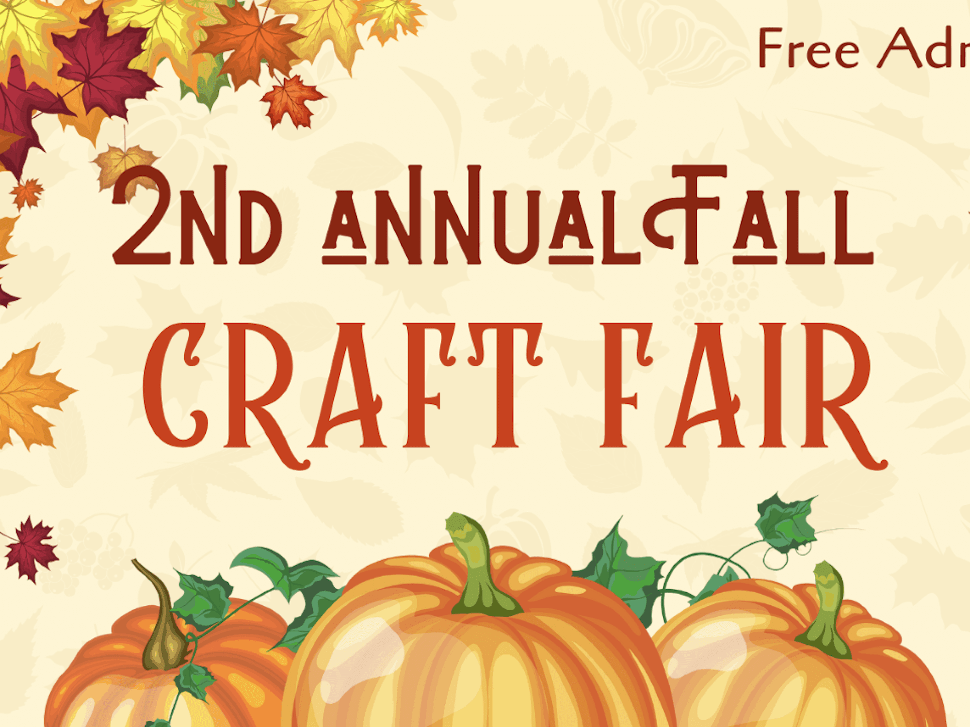 2nd annual craft fair graphic
